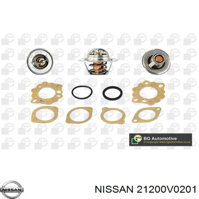 Купити 21200V0201 Nissan/Infiniti Термостат в корпусі