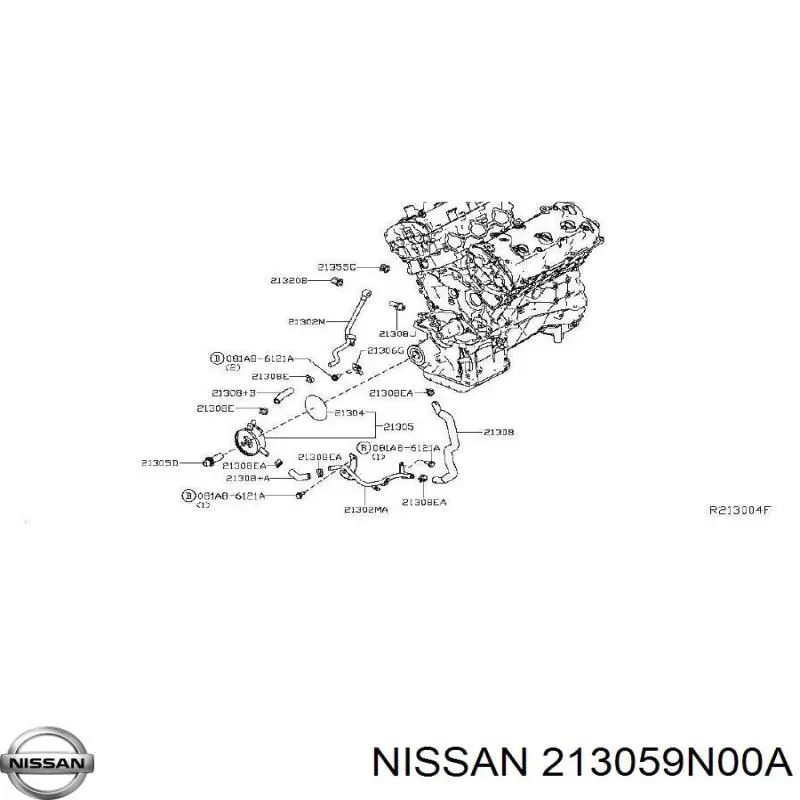 213059N00A Nissan/Infiniti Радіатор масляний