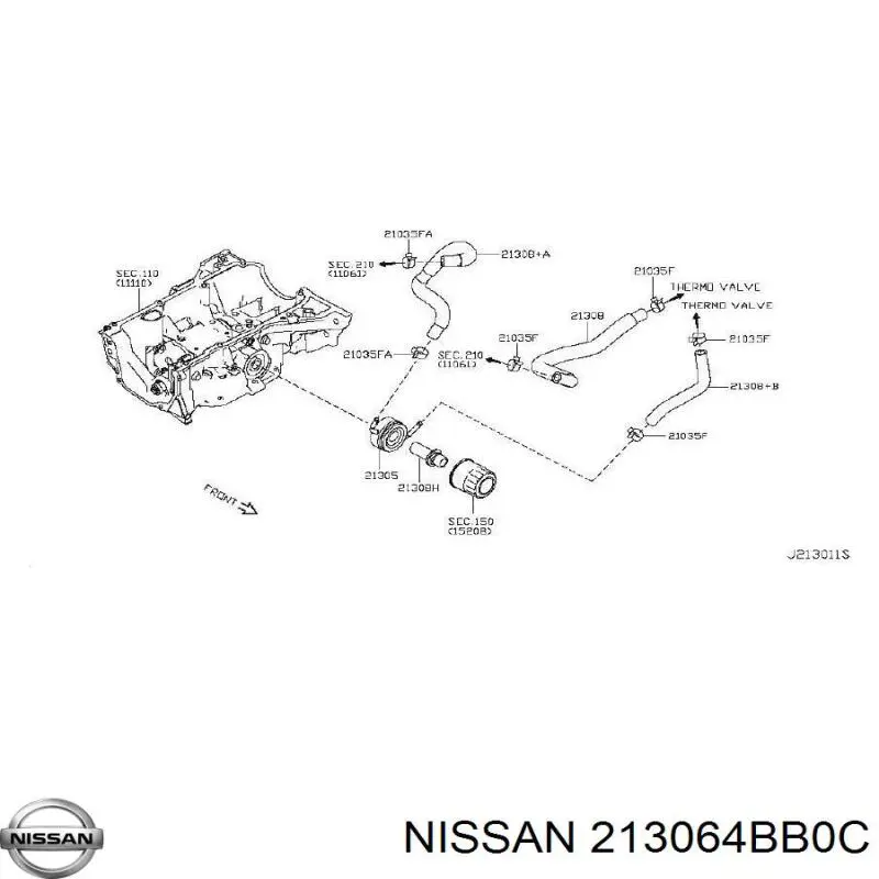  213064BB0C Nissan