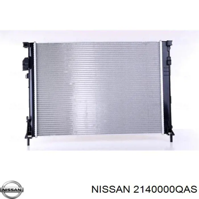 2140000QAS Nissan радіатор охолодження двигуна