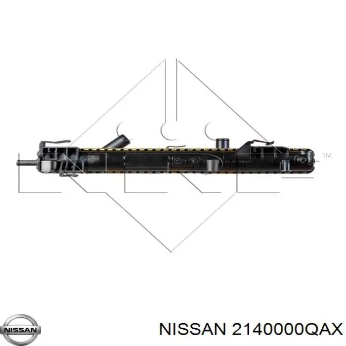 Радіатор основний Nissan/Infiniti 2140000QAX ціна, від 37.74 USD
