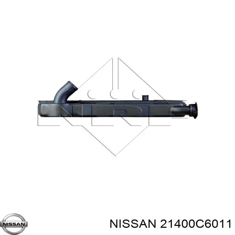 Радіатор охолодження двигуна на Nissan Patrol W260