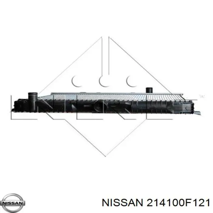 Радіатор основний Nissan/Infiniti 214100F121 ціна, від 117.53 USD