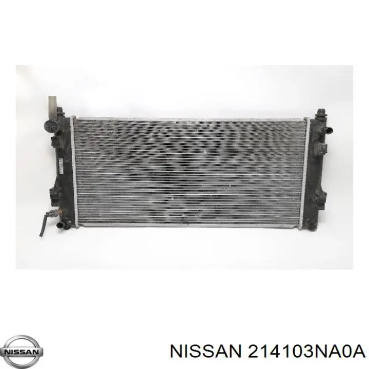 Радіатор охолодження двигуна на Nissan leaf ZE0
