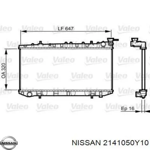 Радіатор основний Nissan/Infiniti 2141050Y10 ціна, від 65.44 USD