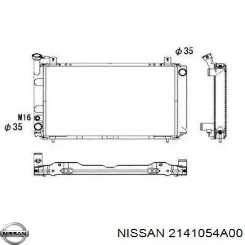 Радіатор 2141054A00 Nissan/Infiniti