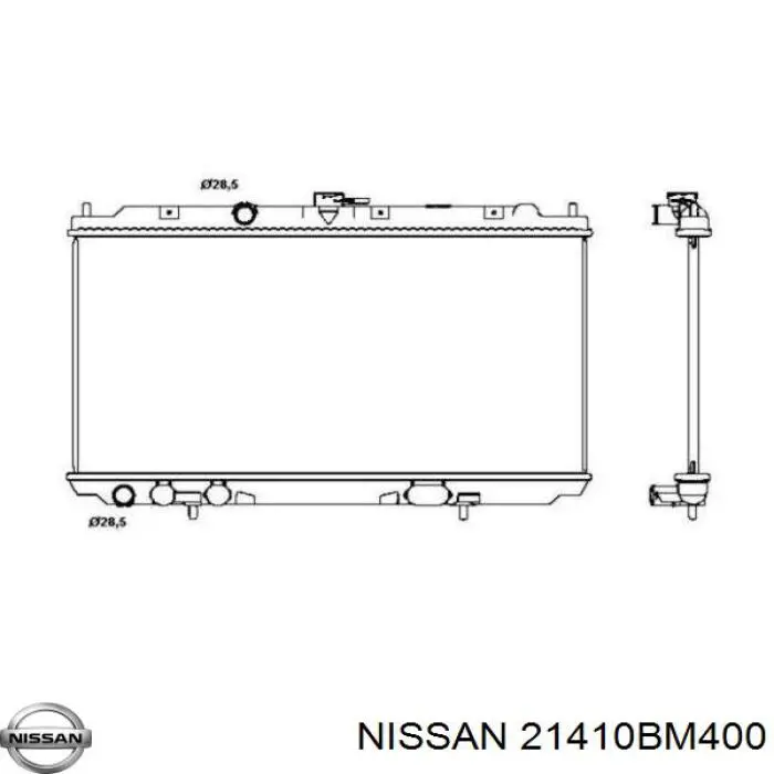 Купити 21410BM400 Nissan/Infiniti Радіатор двигуна