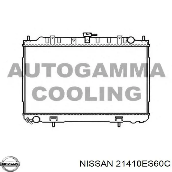 21410ES60C Nissan/Infiniti Радіатор охолодження двигуна