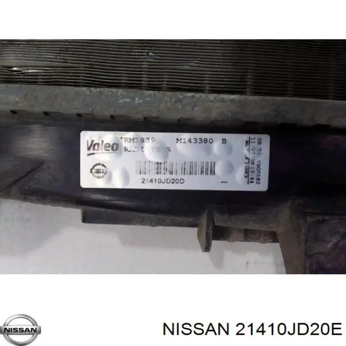 Купити 21410JD20E Nissan/Infiniti Радіатор двигуна