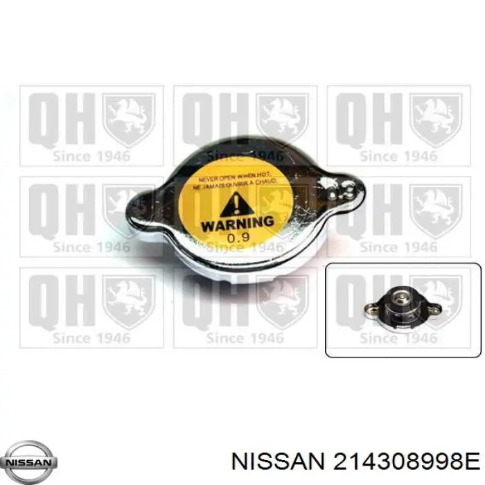 Купити 214308998E Nissan/Infiniti Кришка радіатора
