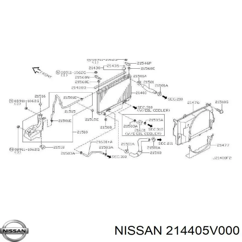 Купити 214405V000 Nissan/Infiniti 