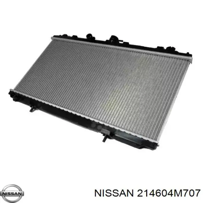 214604M707 Nissan радіатор охолодження двигуна