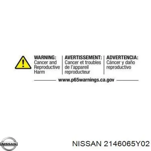 2146065Y02 Nissan/Infiniti Радіатор охолодження двигуна