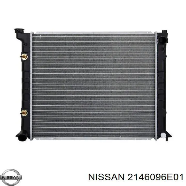 2146096E01 Nissan радіатор охолодження двигуна