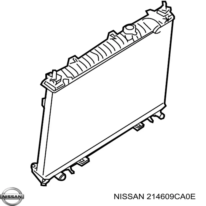 214609CA0E Nissan/Infiniti Радіатор охолодження двигуна