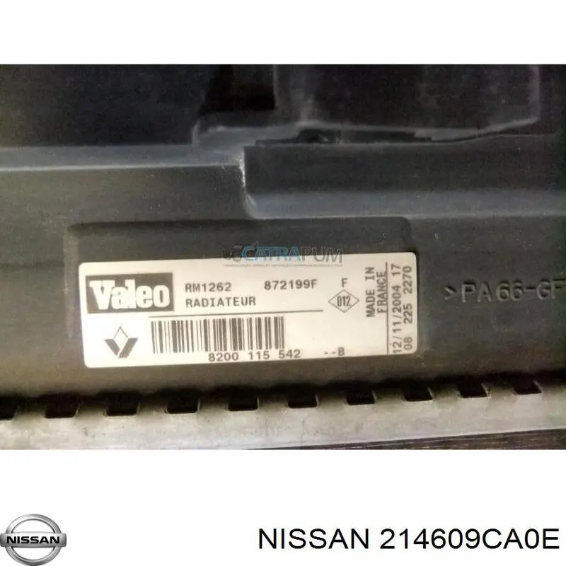 Радіатор 214609CA0E Nissan/Infiniti