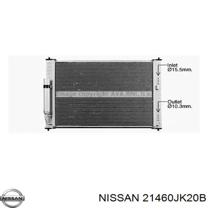Купити 21460JK20B Nissan/Infiniti Радіатор двигуна