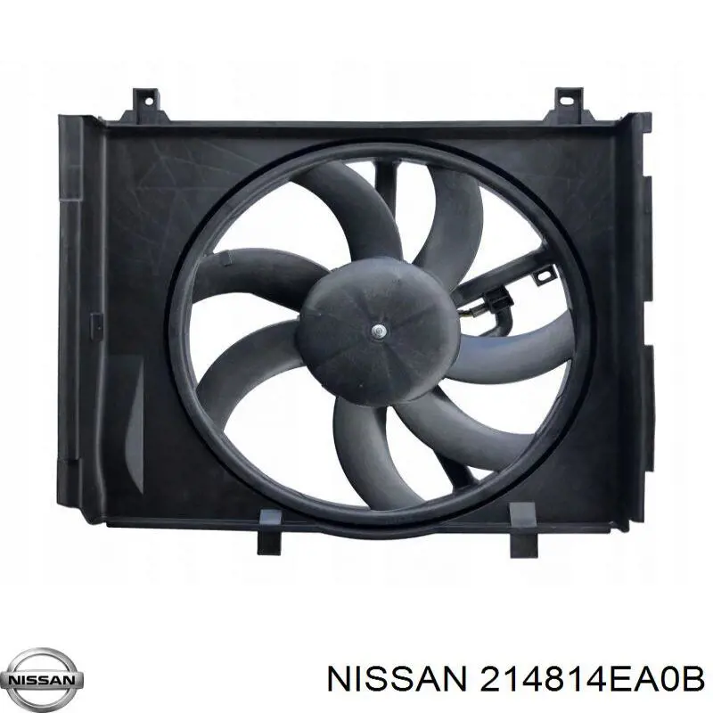 214814EA0B Nissan/Infiniti Дифузор радіатора охолодження, в зборі з мотором і крильчаткою