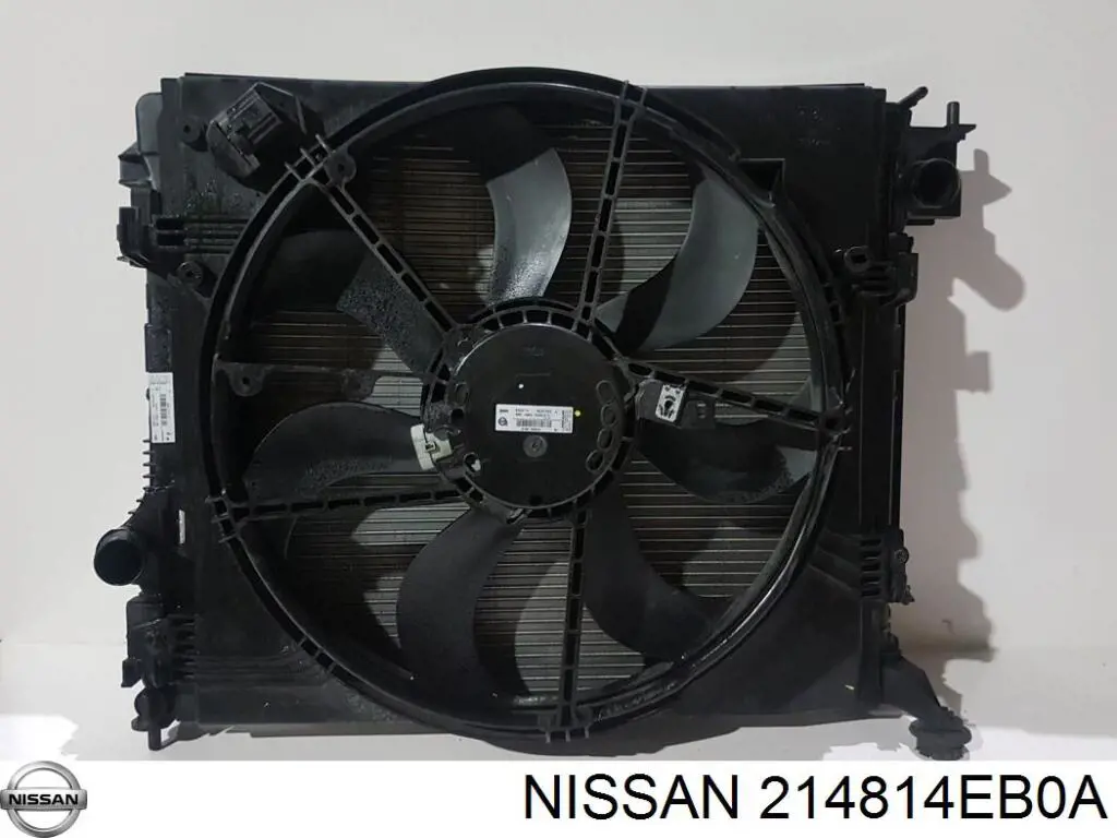 Купити 214814EB0A Nissan/Infiniti Дифузор радіатора охолодження, в зборі з двигуном і крильчаткою