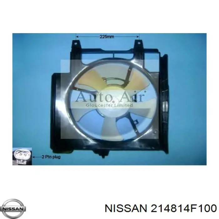 Дифузор радіатора охолодження, в зборі з двигуном і крильчаткою Nissan/Infiniti 214814F100 ціна, від 43.72 USD