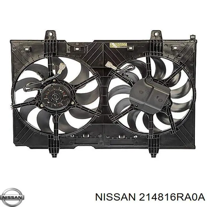 214816RA0A Nissan/Infiniti Дифузор радіатора охолодження, в зборі з мотором і крильчаткою