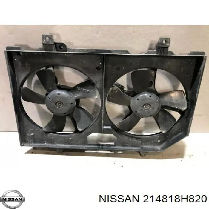 214818H820 Nissan електровентилятор охолодження в зборі (двигун + крильчатка)