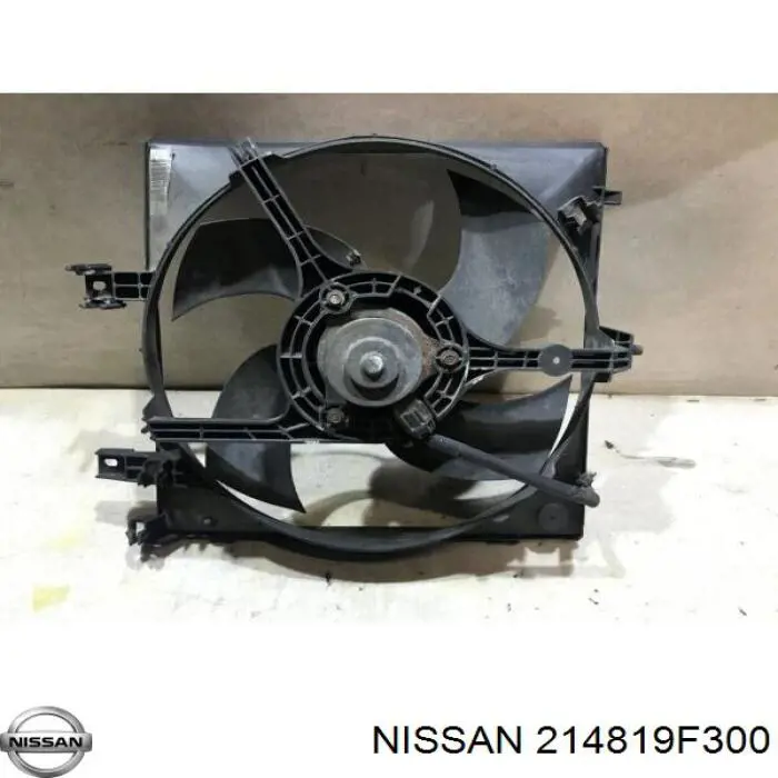 214812F000 Nissan дифузор радіатора охолодження, в зборі з двигуном і крильчаткою