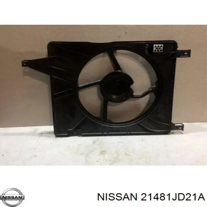 Купити 21481JD21A Nissan/Infiniti Дифузор радіатора охолодження, в зборі з двигуном і крильчаткою