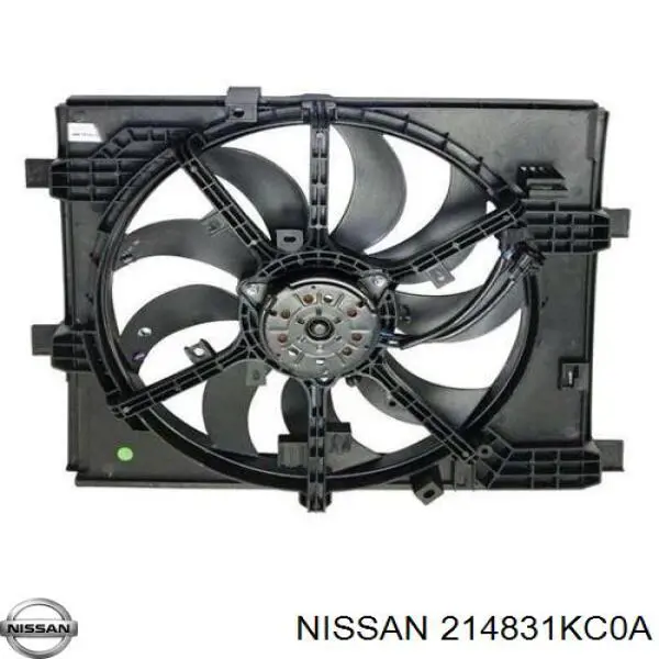 214831KC0A Nissan дифузор (кожух радіатора охолодження)