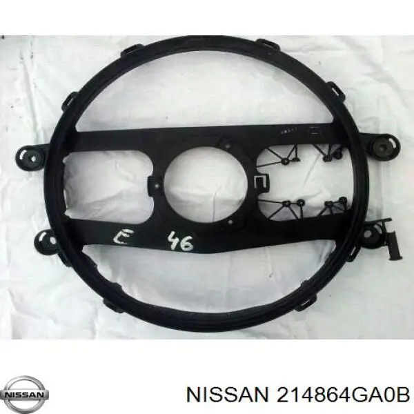 Вентилятор радіатора охолодження, правий Nissan/Infiniti 214864GA0B