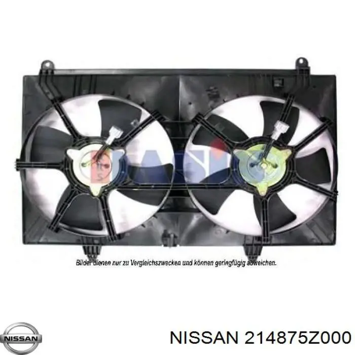 Купити 214875Z000 Nissan/Infiniti Двигун вентилятора системи охолодження