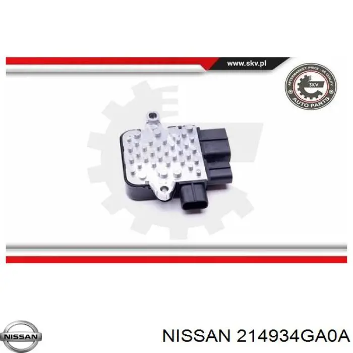 214934GA0A Nissan регулятор оборотів вентилятора