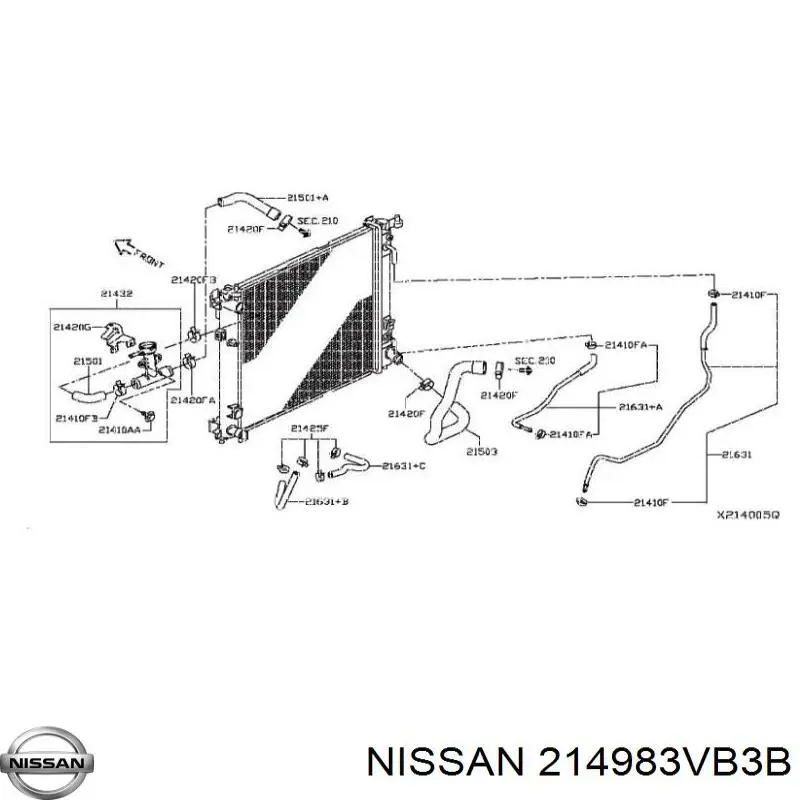  214983VB3B Nissan