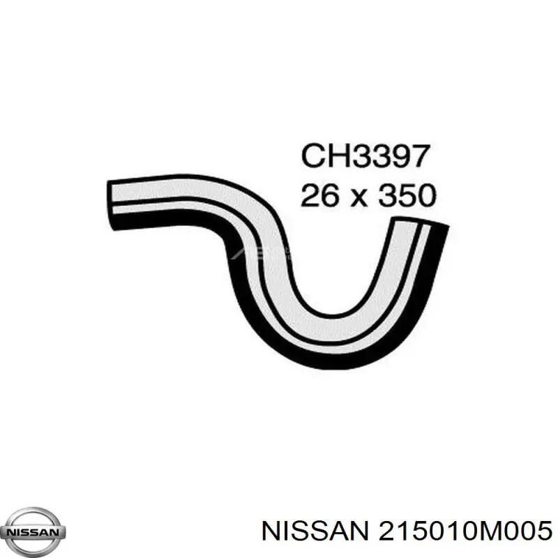 215010M005 Nissan/Infiniti Патрубок системи охолодження