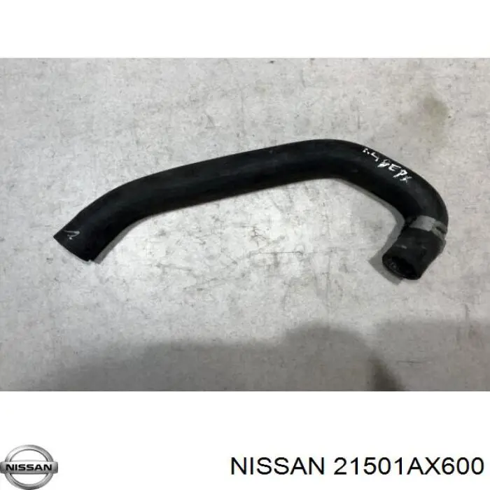 Шланг/патрубок радіатора охолодження, верхній Nissan/Infiniti 21501AX600 ціна, від 8.40 USD