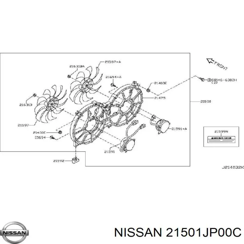  Nissan/Infiniti 21501JP00C ціна, від 14.75 USD