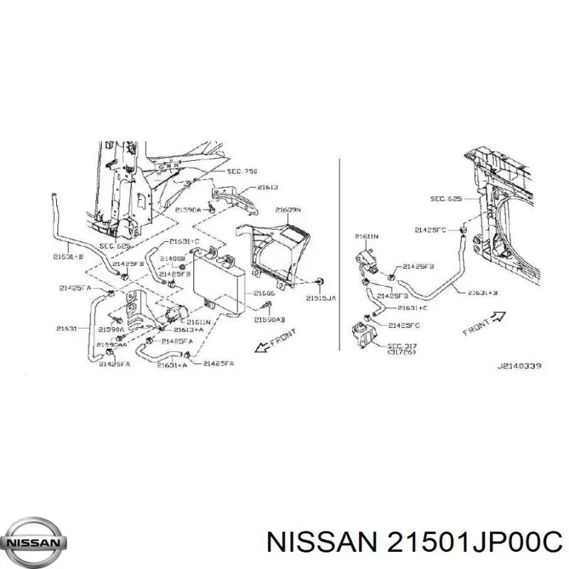 21501JP00C Nissan/Infiniti 