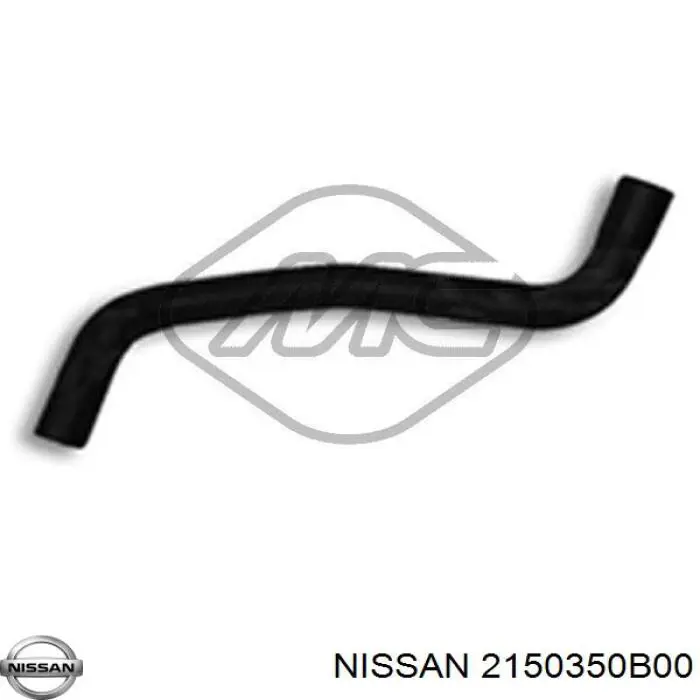 2150350B00 Nissan шланг/патрубок радіатора охолодження, нижній