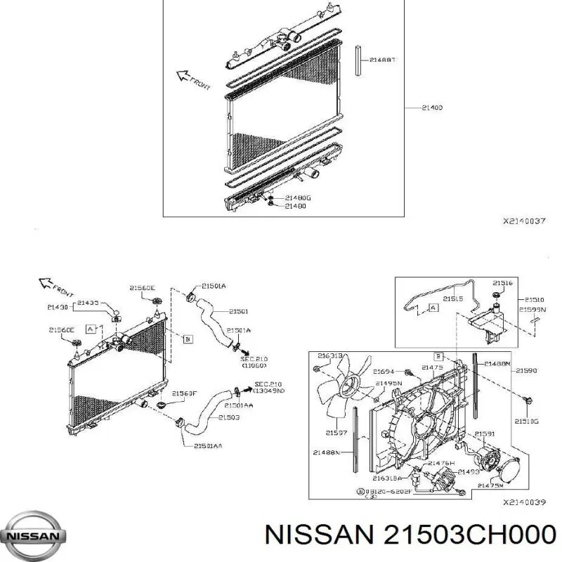  21503CH000 Nissan