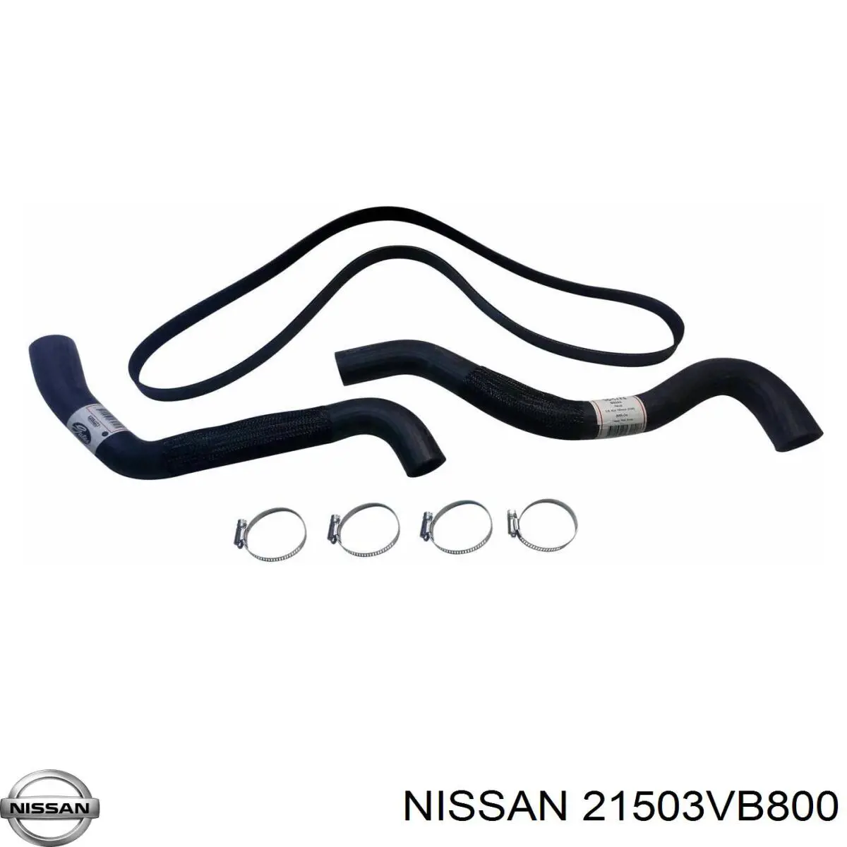 21503VB800 Nissan/Infiniti Шланг/патрубок радіатора охолодження, нижній