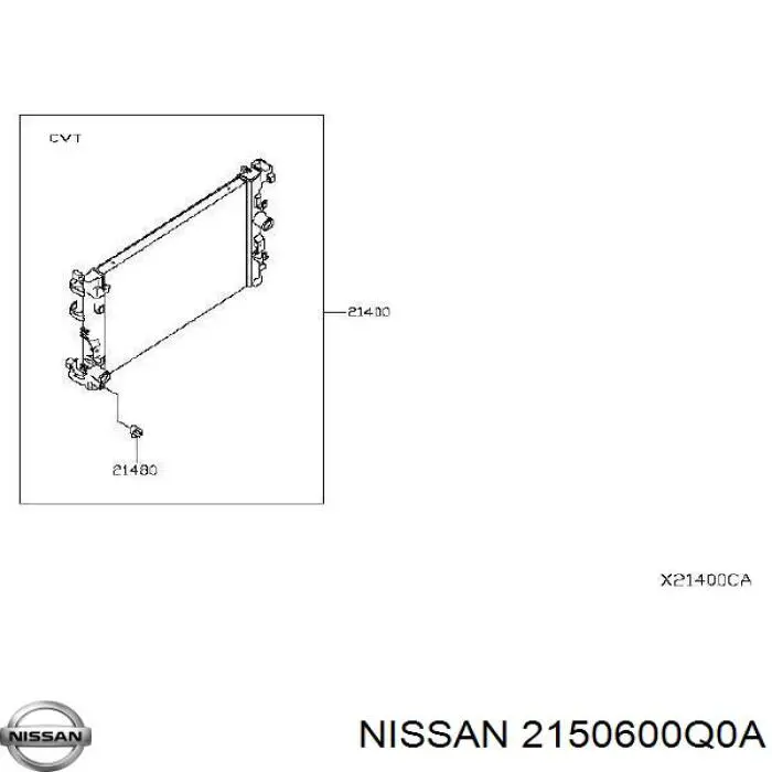  2150600Q0A Nissan