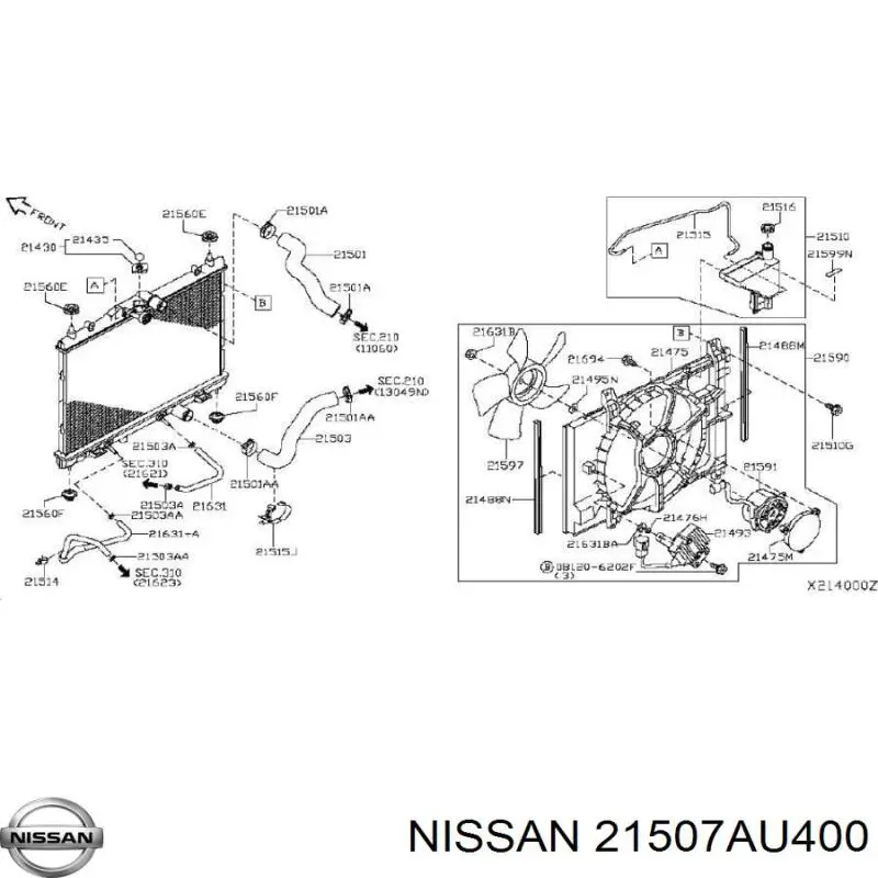 Подушка радіатора охолодження, нижня Renault (RVI) 215060049R ціна, від 3.33 USD