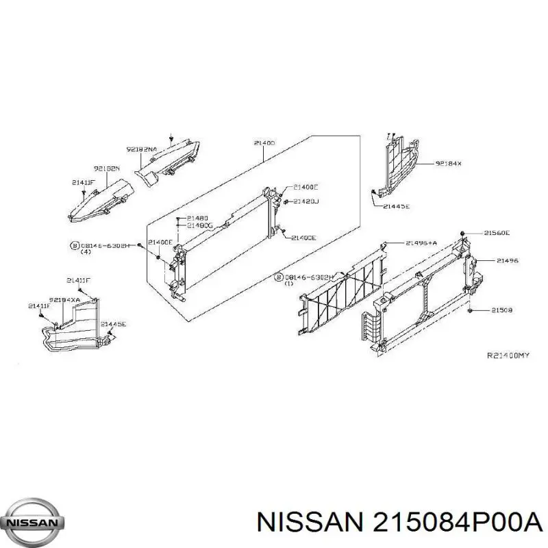 Купити 215084P00A Nissan/Infiniti 