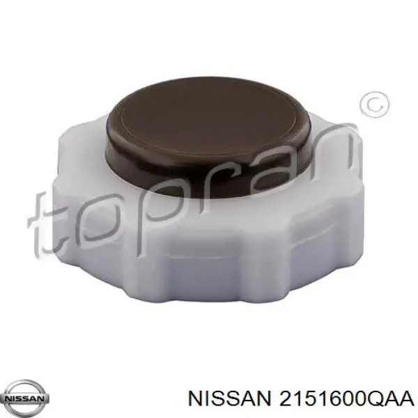 Кришка / пробка розширювального бачка Nissan/Infiniti 2151600QAA ціна, від 3.32 USD