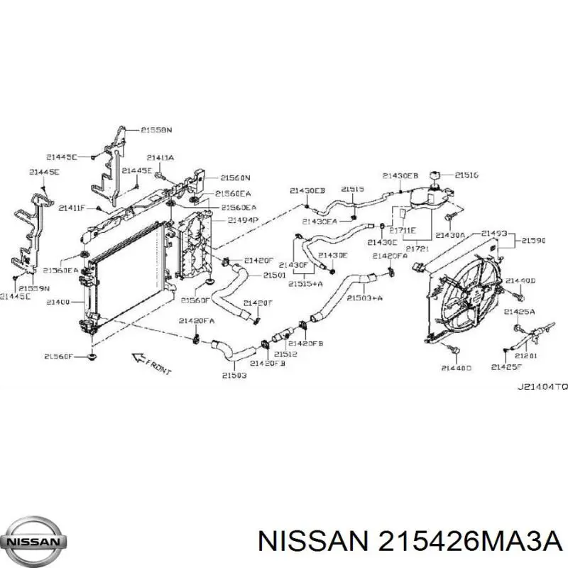 215426MA3A Nissan 