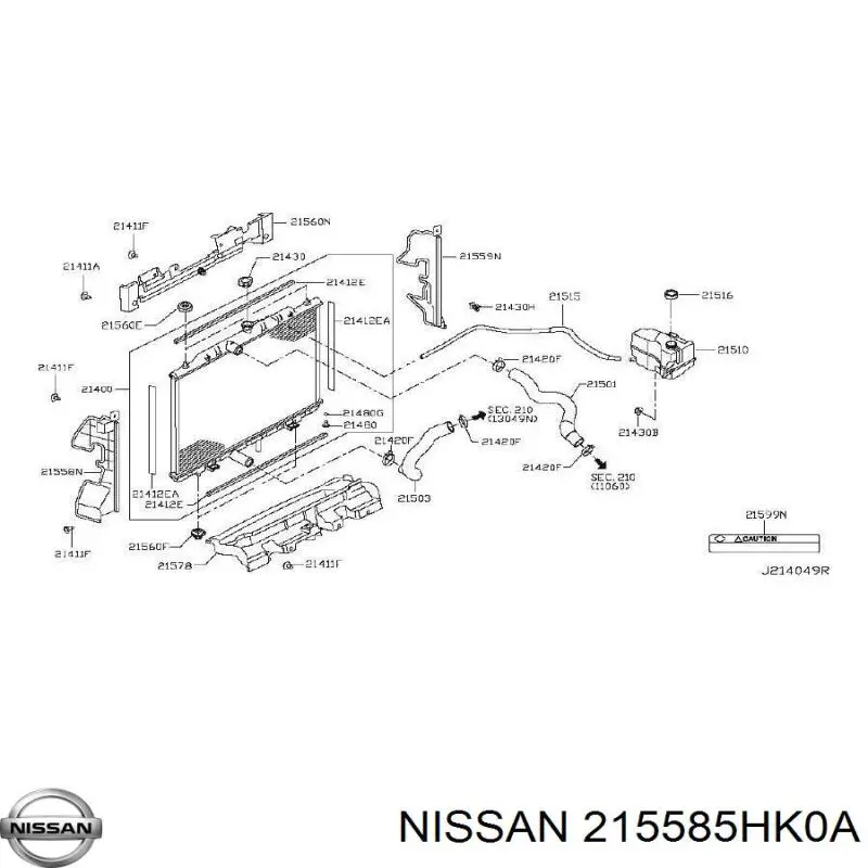  215585HK0A Nissan