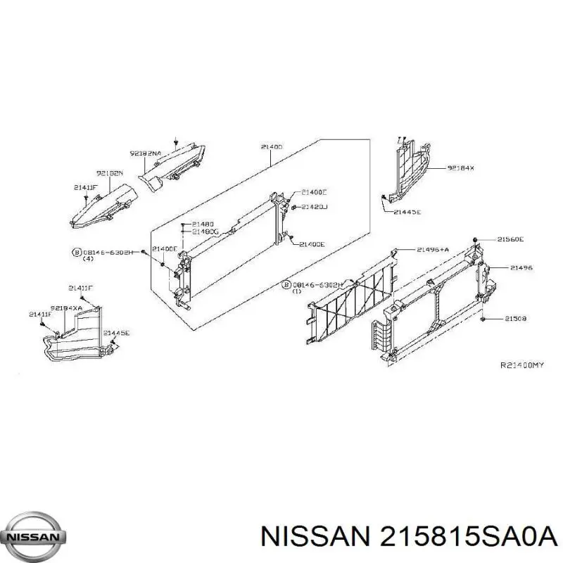  215815SA0A Nissan