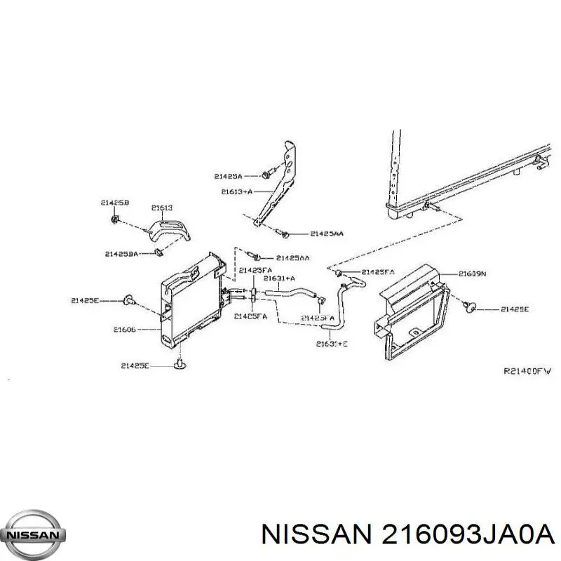  Nissan/Infiniti 216093JA0A ціна, від 13.81 USD