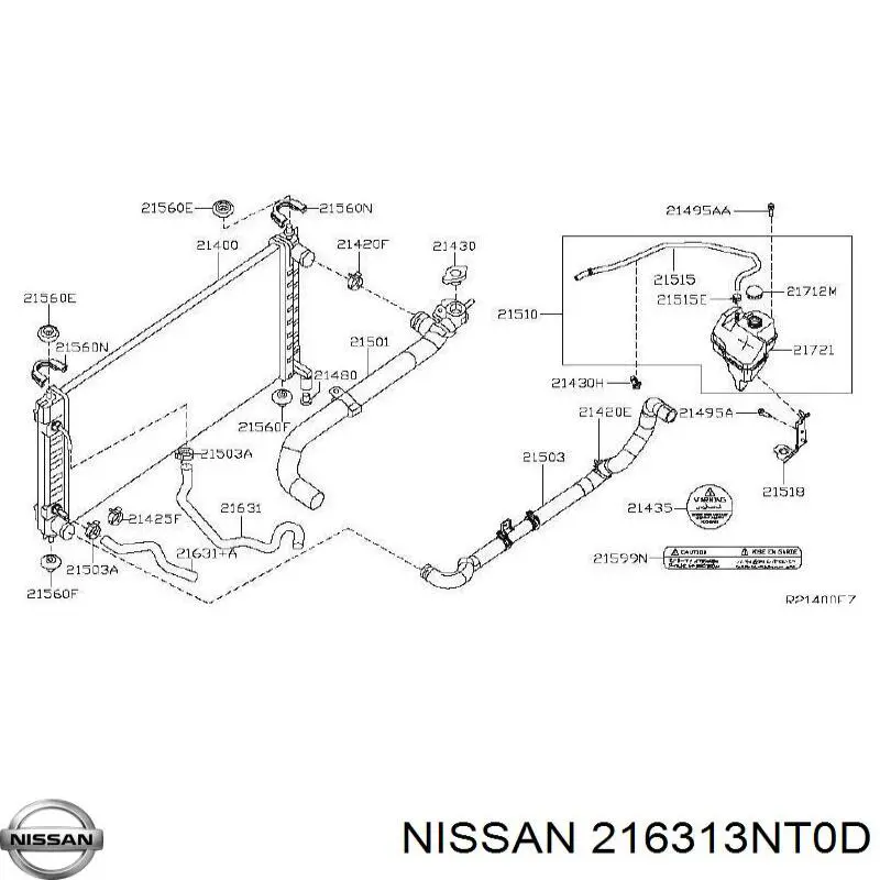 216313NT0D Nissan/Infiniti 