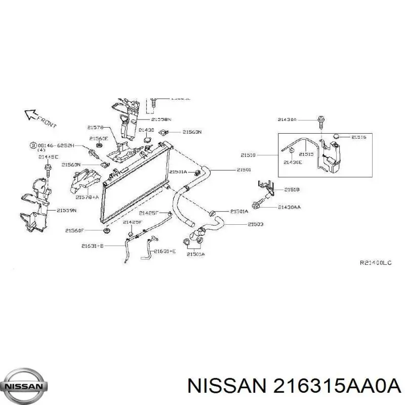  216315AA0A Nissan